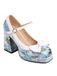 Bowknot Floral High Heel Shoes