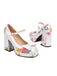 Bowknot Floral High Heel Shoes