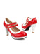Retro Mary Jane Chunky High Heels Shoes