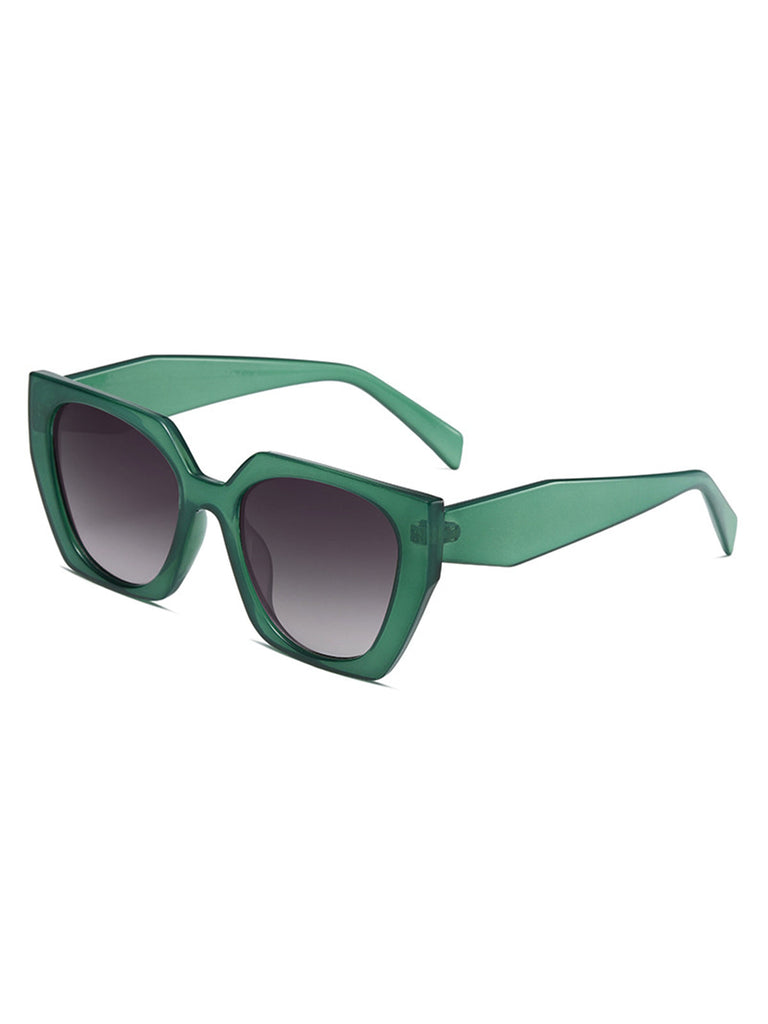 Retro Gradient Square Frame Sunglasses
