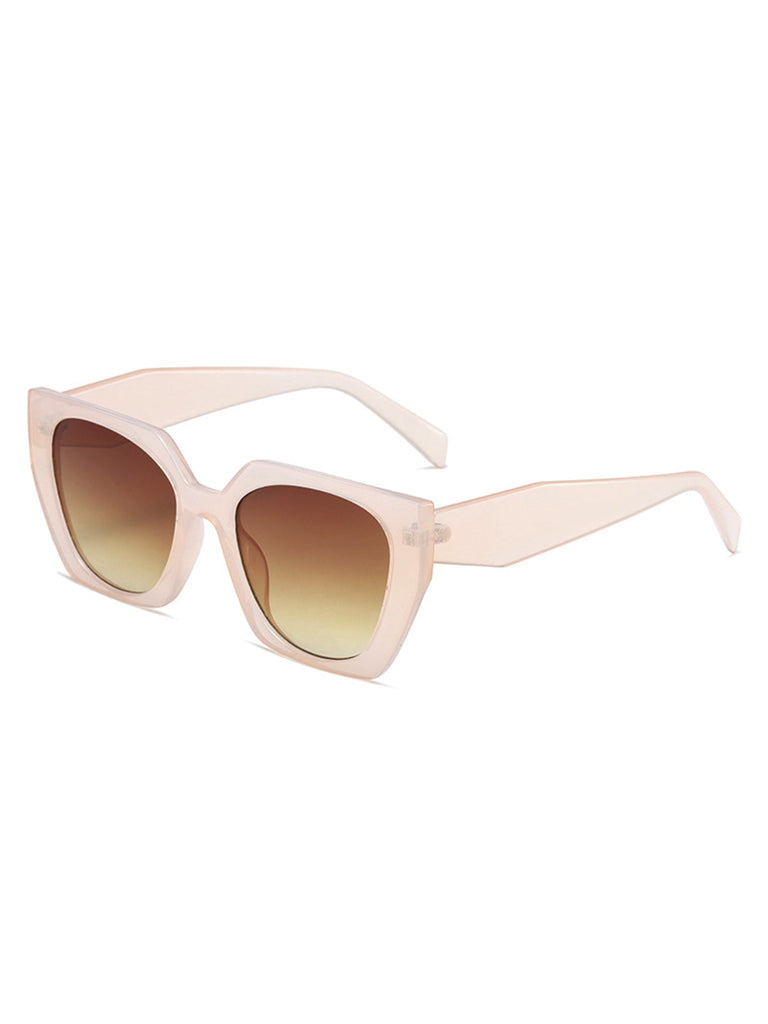 Retro Gradient Square Frame Sunglasses