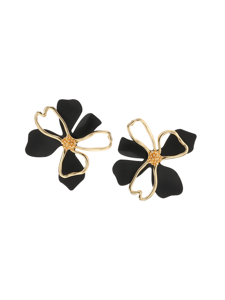 Alloy Irregular Bow Knot Earrings
