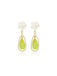 Pearl Camellia Dangle Earrings