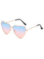 Vintage Metal Heart Frame Sunglasses