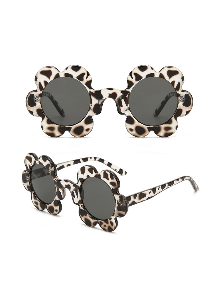 Vintage Flower Border Frame Sunglasses