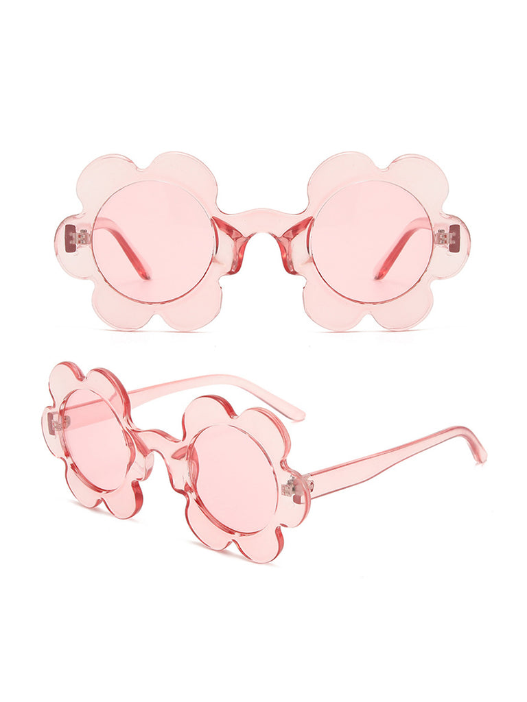 Vintage Flower Border Frame Sunglasses