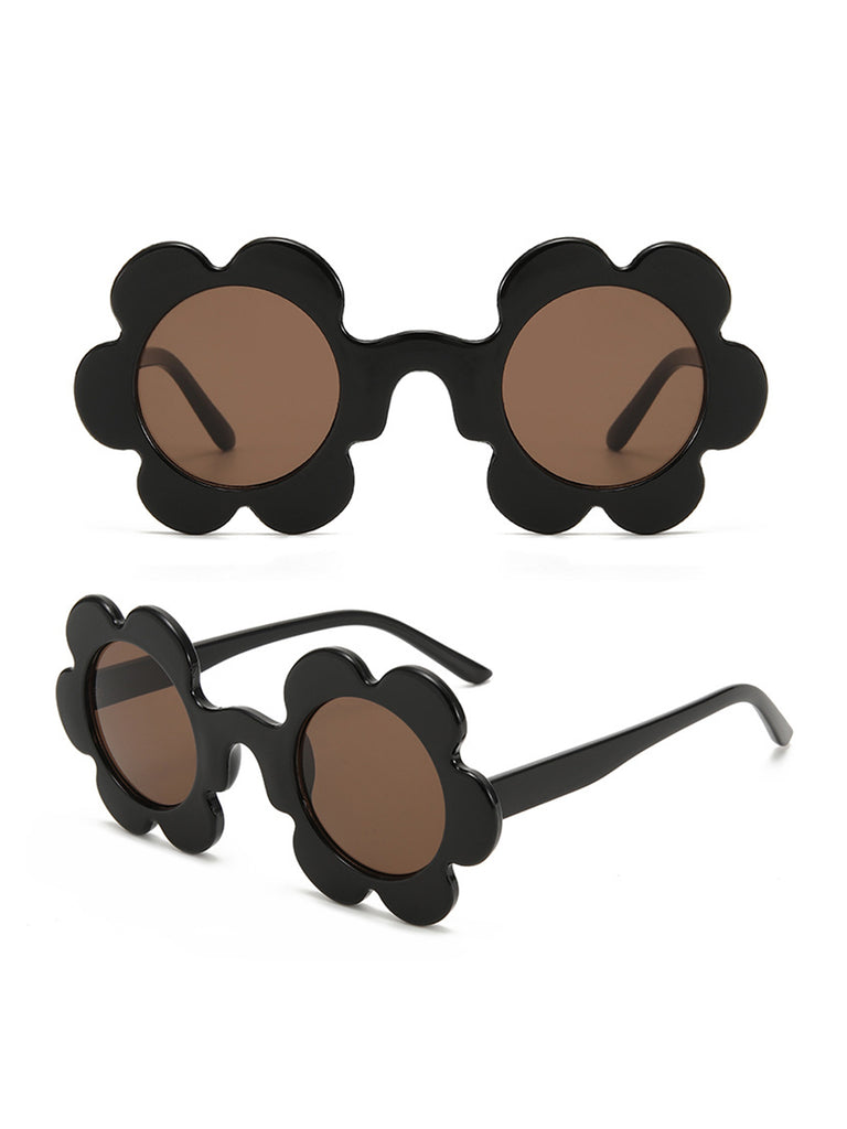 Vintage Flower Border Frame Sunglasses