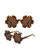 Vintage Flower Border Frame Sunglasses