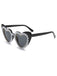 Vintage Rhinestone Heart Frame Sunglasses