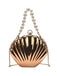 Solid Pearl Metal Shell Bag
