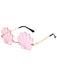 Vintage Alloy Shell Frame Sunglasses