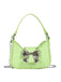 Vintage Leather Bow Handle Handbag
