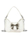 Vintage Leather Bow Handle Handbag