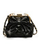 Vintage Bow Clip Chain Crossbody Bag