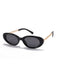Vintage Chain Temple Oval Sunglasses