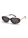 Vintage Chain Temple Oval Sunglasses