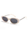 Vintage Chain Temple Oval Sunglasses