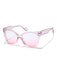 Vintage Plastic Square Frame Sunglasses