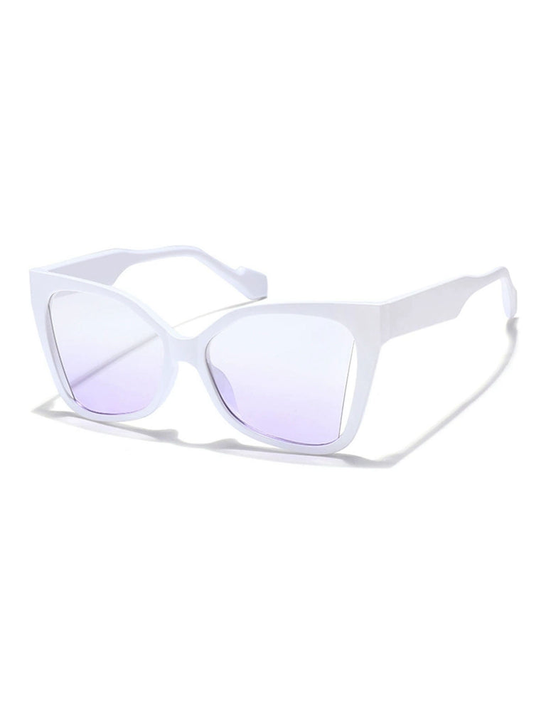 Vintage Plastic Square Frame Sunglasses