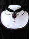 Vintage Dark Rose Victorian Gothic Necklace