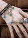Vintage Gothic Rose Vine Lace Crystal Ring Bracelet