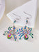 Halloween Colorful Spider Earrings