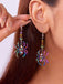 Halloween Colorful Spider Earrings