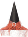 Halloween Mesh Patchwork Pointy Witch Hat
