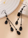 Gothic Waterdrop Pendant Earrings