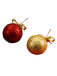 Christmas Ball Bow Sequined Stud Earrings