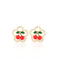 Cherry Pearl Stud Earrings
