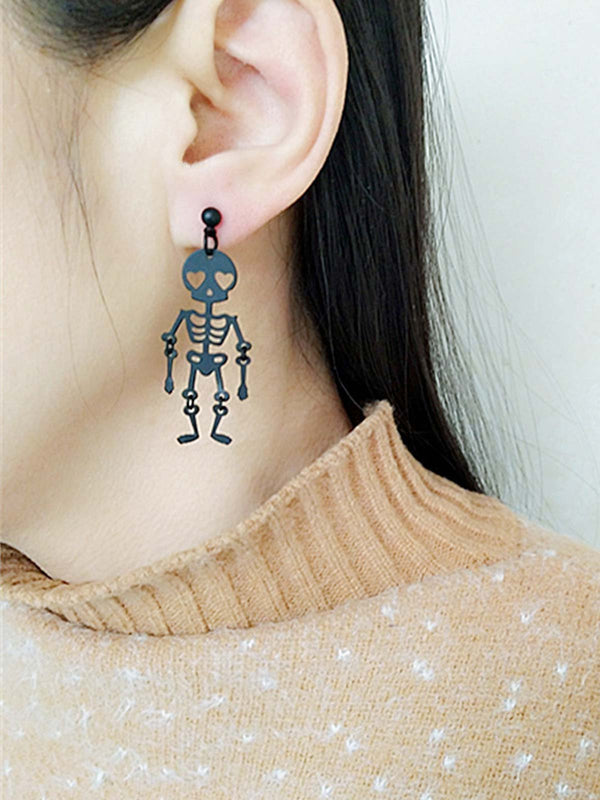 Skeleton dangle earrings Clearance