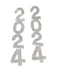 Retro 2024 Rhinestoned Dangle Earrings