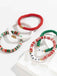 Christmas Colorful Alphabet Bracelet