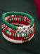 Christmas Colorful Alphabet Bracelet