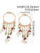 Mushroom Ring Tassel Exaggerated Dangle Earrings