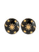 Vintage Christmas Party Round Earrings