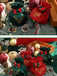 Christmas Bow Bell Decor Drawstring Bag