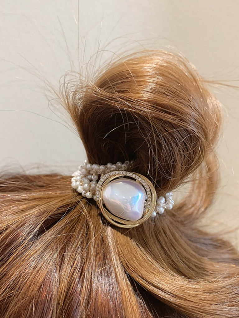 Vintage Multicolor Pearl Hair Bands