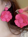 Retro Mesh 3D Floral Earrings