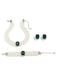 Gemstone Pearl Necklace & Bracelet & Earrings Set