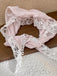 Retro Pink Triangle Lace Hair Tie