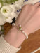 Tulip Pearl Alloy Vintage Bracelet