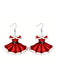 Acrylic Princess Dress Pendant Earrings