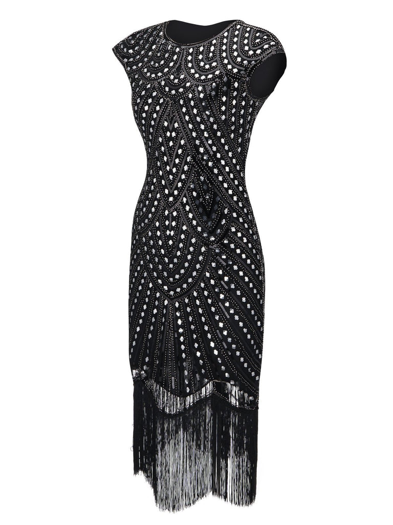 1920s Beaded Flapper Gatsby Dress