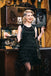 Black 1920s Sequin Tassel Flapper Dress