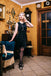 Black 1920s Sequin Tassel Flapper Dress