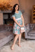 1950s Floral Patchwork Swing Dress