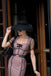 Pink 1960s Polka Dot Mesh Pencil Dress