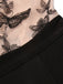 1950s One-shoulder Lace Butterfly Jumpsuit